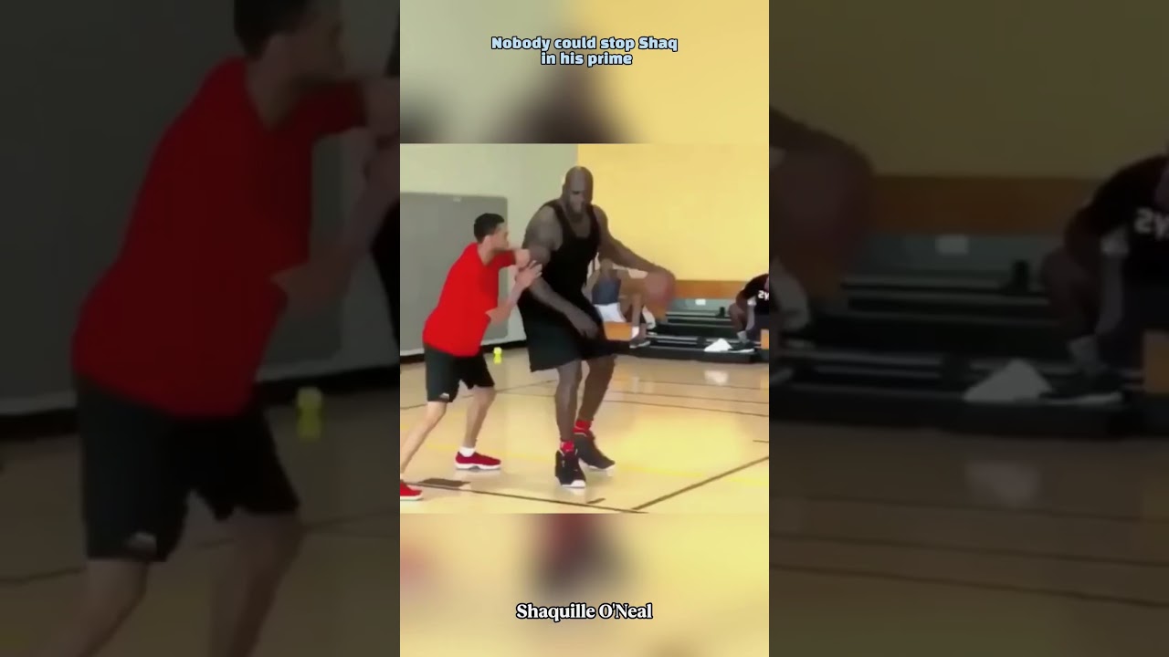 Shaquille O'Neal at his peak was simply unstoppable 😭🥀#NBA #basketball #fyp #sha