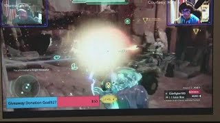 Family game streaming to raise money for first responders