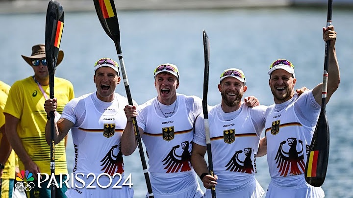 Germany wins a PHOTO FINISH ahead of Australia for men's K-4 500m gold | Paris Olympics | NBC Sports