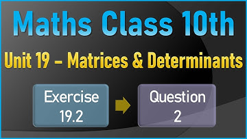 NEW Book of Class 10 Exercise 19.2 Q.2 | NEW Mathematics 10th Chapter 19 | Exercise 19.2 |
