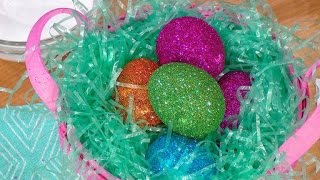 Make Your own Glittery Easter Eggs Wealth