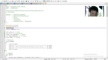 Tugas Besar Praktek Algoritma dan Pemrograman si Penilaian tanpa inputan