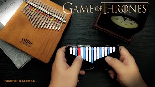 Game Of Thrones  - Kalimba Easy Tabs and Tutorial Resimi