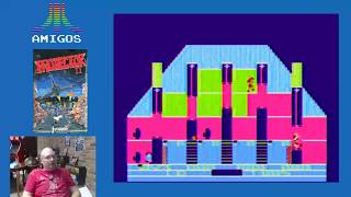 Real Hardware - Atari 1200XL Blue Max,  Bristles, Captain Beeble, Caverns of Khafka / Mars