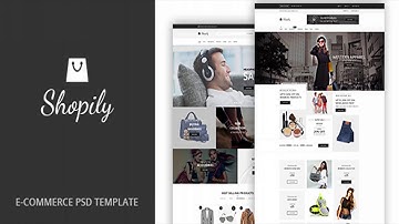 Shopily - Multi-Purpose E-Commerce PSD Template | Themeforest Website Templates and Themes