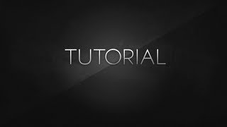 After Effects Tutorial: Twitch Settings