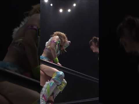 【女子プロレス】岩谷麻優がひめぽい'21の連携技を驚きの切り替えし！【スターダム】#shorts