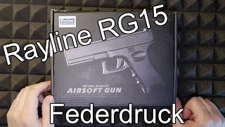 Rayline RG15 Federdruck Softair Pistole screenshot 3