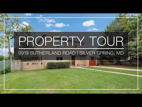 9919 Sutherland Road, Silver Spring, MD home video tour