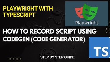 How to Record Script in Playwright using Code generator(codegen) with different options