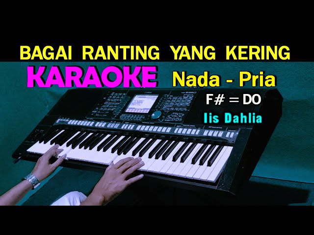 BAGAI RANTING YANG KERING - Iss Dahlia | KARAOKE Nada Pria, HD class=