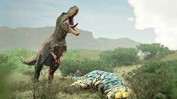 A Solo Tyrannosaurus Rex Dominate a Server