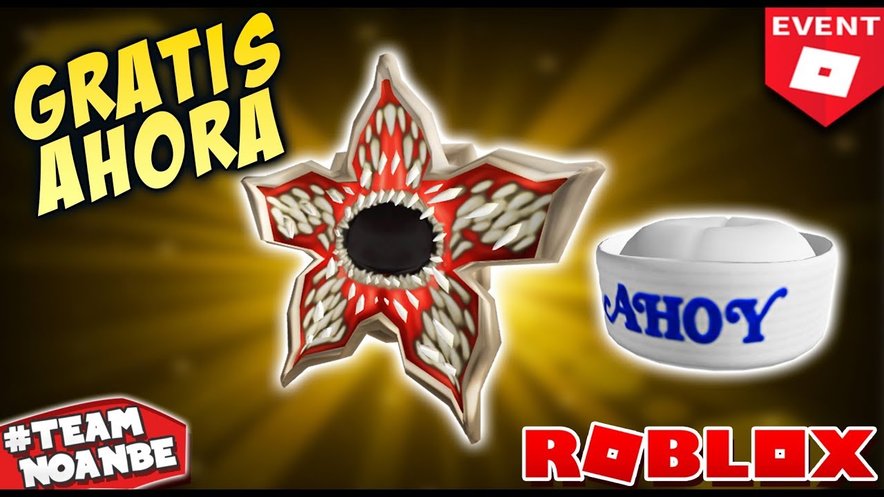 Nuevo Evento Roblox 2019 Stranger Things Objetos Gratis Sin Robux - event free items scoops ahoy hat and demogorgon mask roblox stranger things