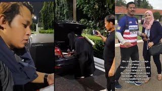 ND Lala rakam Anak meminta maaf depan isteri baru berkenaan salah faham'isu kereta'