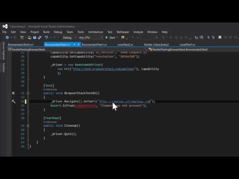 15 Creating other browser stack tests