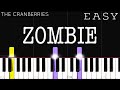 The Cranberries - Zombie | EASY Piano Tutorial