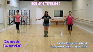 Electric - Line Dance (Dance & Teach) | Neville Fitzgerald | Julie Harris | Regina Cheung