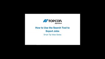 How to Use the Search Tool to Export Jobs