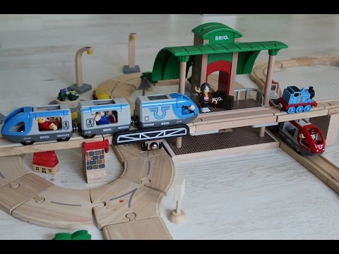 wooden bus with passengers