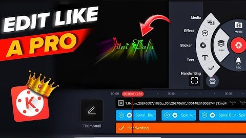 KineMaster light effect tutorial//kinmaster scan reader lyrics video editing tutorial