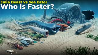 Sea Creature Speed Comparison | Julia Beast vs Sea Eater, Who is faster?