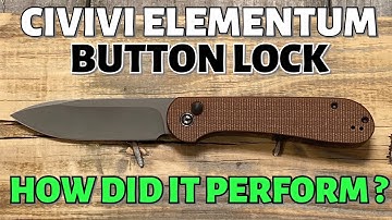 Civivi Elementum Button lock the Best one yet? Review & Testing