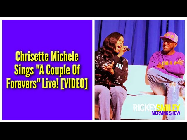 Chrisette Michele Sings A Couple Of Forevers Live On The Rickey Smiley Morning Show class=