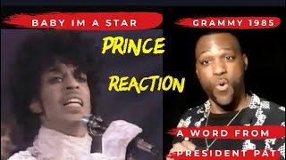 PRINCE | BABY I'M A STAR | GRAMMY 1985 LIVE | REACTION VIDEO