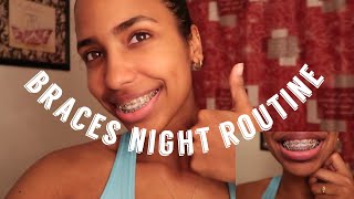 BRACES NIGHT TIME ROUTINE WITH ME  😬👅