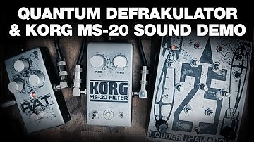 Quantum Defrakulator & Korg MS-20 Filter Sound Demo