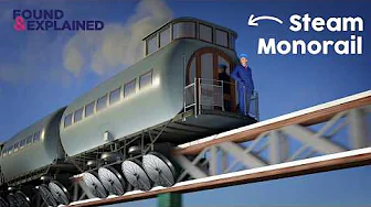 The steam powered monorail that would have changed USA forever...