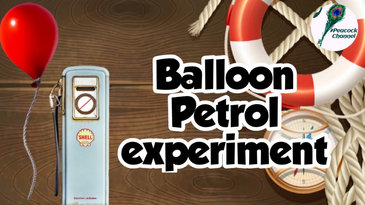 petrol⛽️vs balloon🎈experiment | petrol experiment | experiment with petrol | peacock channel