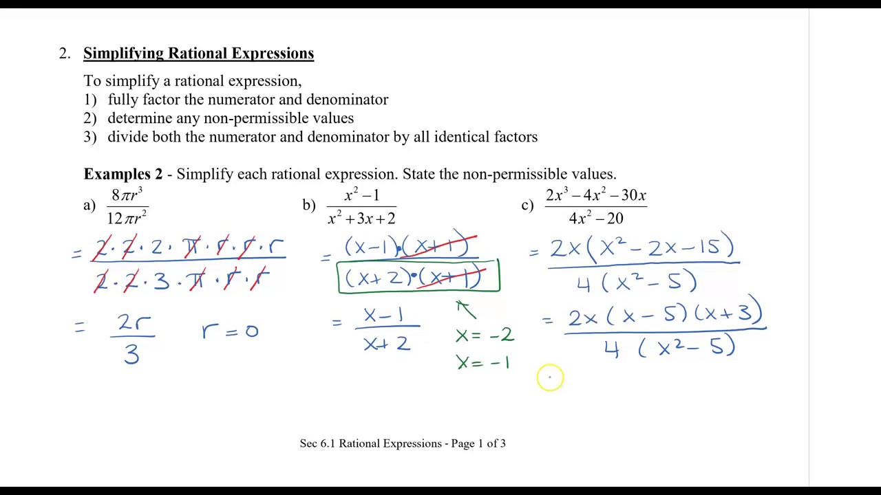 Math 11 Sec 6 1 Rational Expressions YouTube math-11-sec-6-1-rational-expressions-youtube
