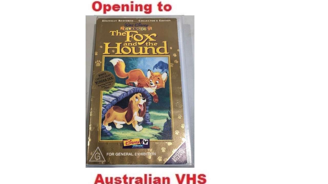 Opening to The Fox and the Hound Australian VHS - YouTube