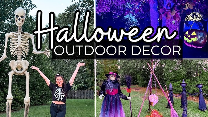 Halloween ???? Outdoor Decor | Front Yard Halloween Decorations ...