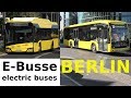 E-Busse BERLIN BVG 2019 electric buses Solaris Urbino 12 electric + Mercedes Benz eCitaro