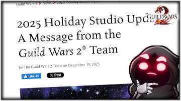 2025 Holiday Studio Update & Legendary Ring Teaser - Dec 19th GW2 News
