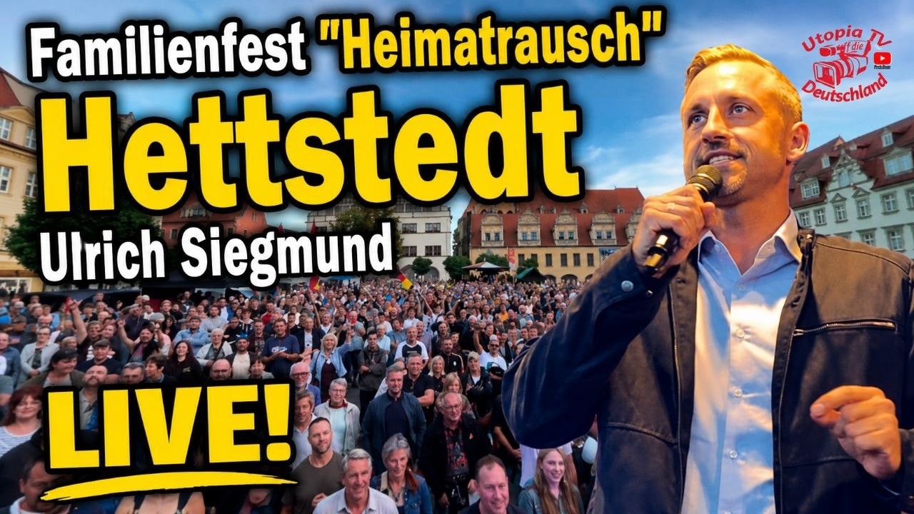 LIVE ❗️ Ulrich Siegmund 🇩🇪 Familienfest Heimatrausch Hettstedt Landtagswahl 2026 Wahlkampf der AfD
