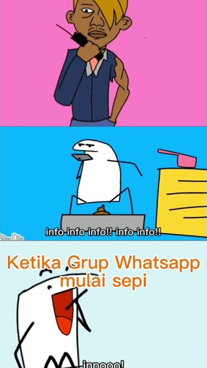 Ketika Grup Whatsapp mulai sepi #sengklekman #dalangpelo #shorts #ngakak Credit To : HQ Animasi