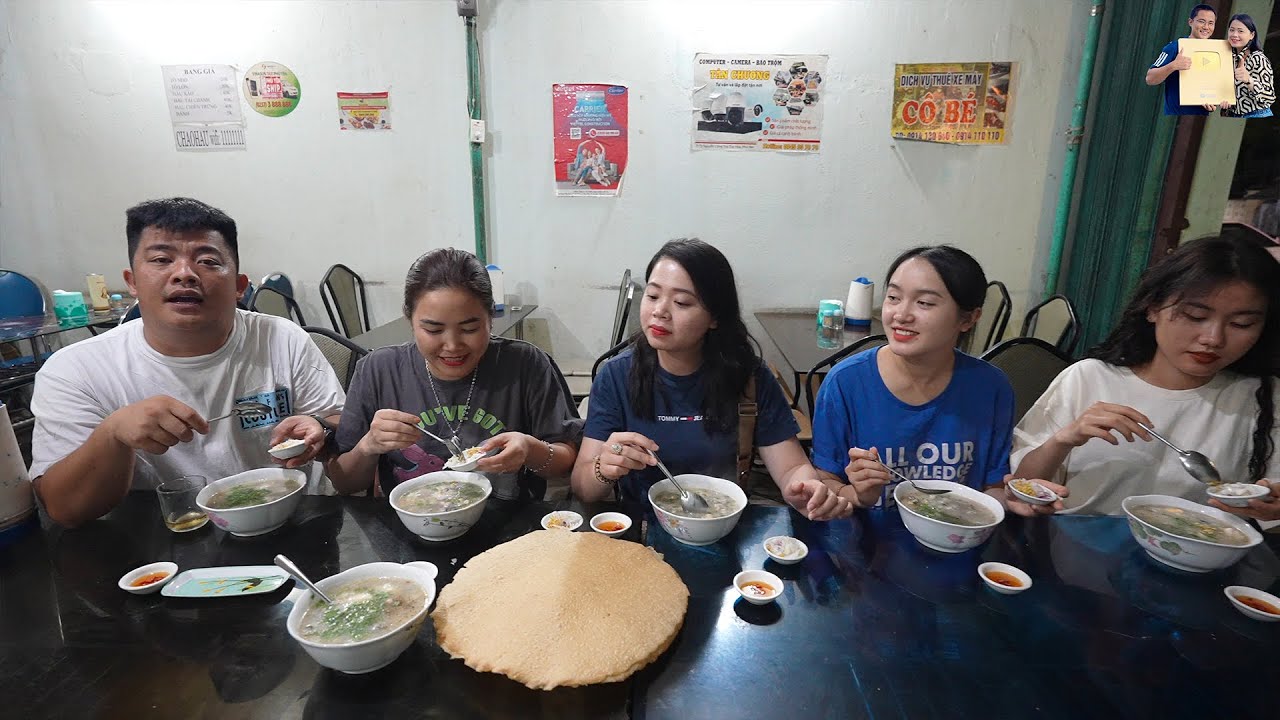 Ăn Cháo Hàu Bánh Canh Hẹ Cơm Niêu ở Tuy Hoà Phú Yên cùng Hải Sapa TV Ái Mí Bếp Trên Bản