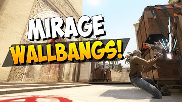 CS:GO - 10 Useful Wallbang Spots on Mirage