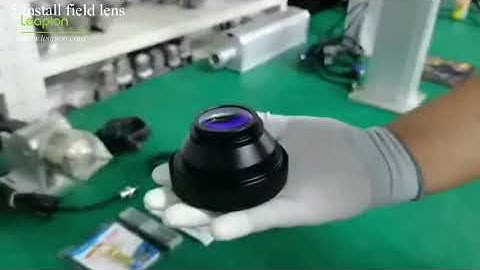 Leapion fiber laser marking machine installation video