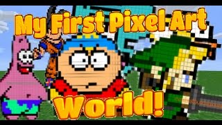 MY FIRST PIXEL ART WORLD! | Build Showcase #2