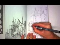 Realtime Version of Drawing in my Book #28 (Cityscape)