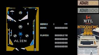 Famous Alien Pinball (Atari 8-bit Emulated) 26,550 Profile