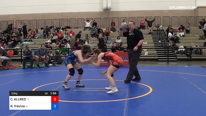 53 Kg Consi Of 8 1 Carmen ALLRED Team Texas Vs Rac...