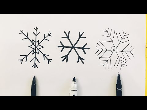 Video: Bir Kar Tanesi Nasıl çizilir