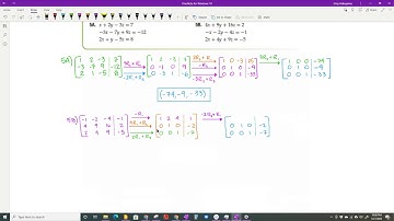 6 1b Row Operations 3x3 Matrices