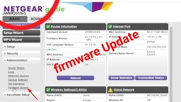 Firmware update on Netgear JWNR2010v5 Router Easily
