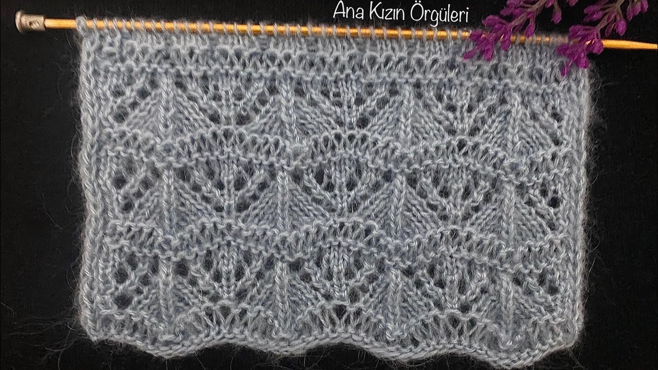 YEPYENİ AJURLU  ÇEYİZLİK YELEK MODELİ #easyknit #knittingpattern #tejido